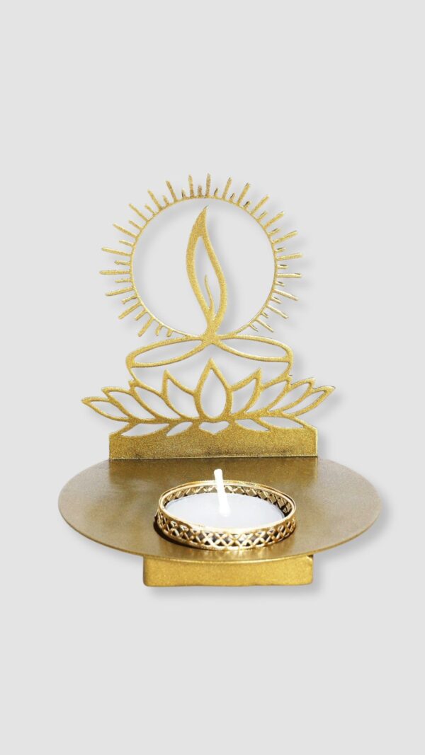 Diwali Metal Shadow Diya | Vvisba | Spiritual Decor